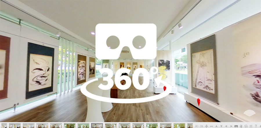 360 VR Virtual Tour for Art Exhibition - Singapore Japan Ink Painting